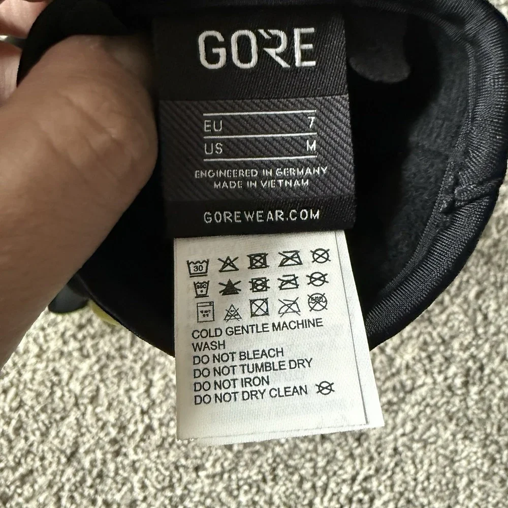 Gore M Windstopper Thermo Glove Blk/Yellow M‎